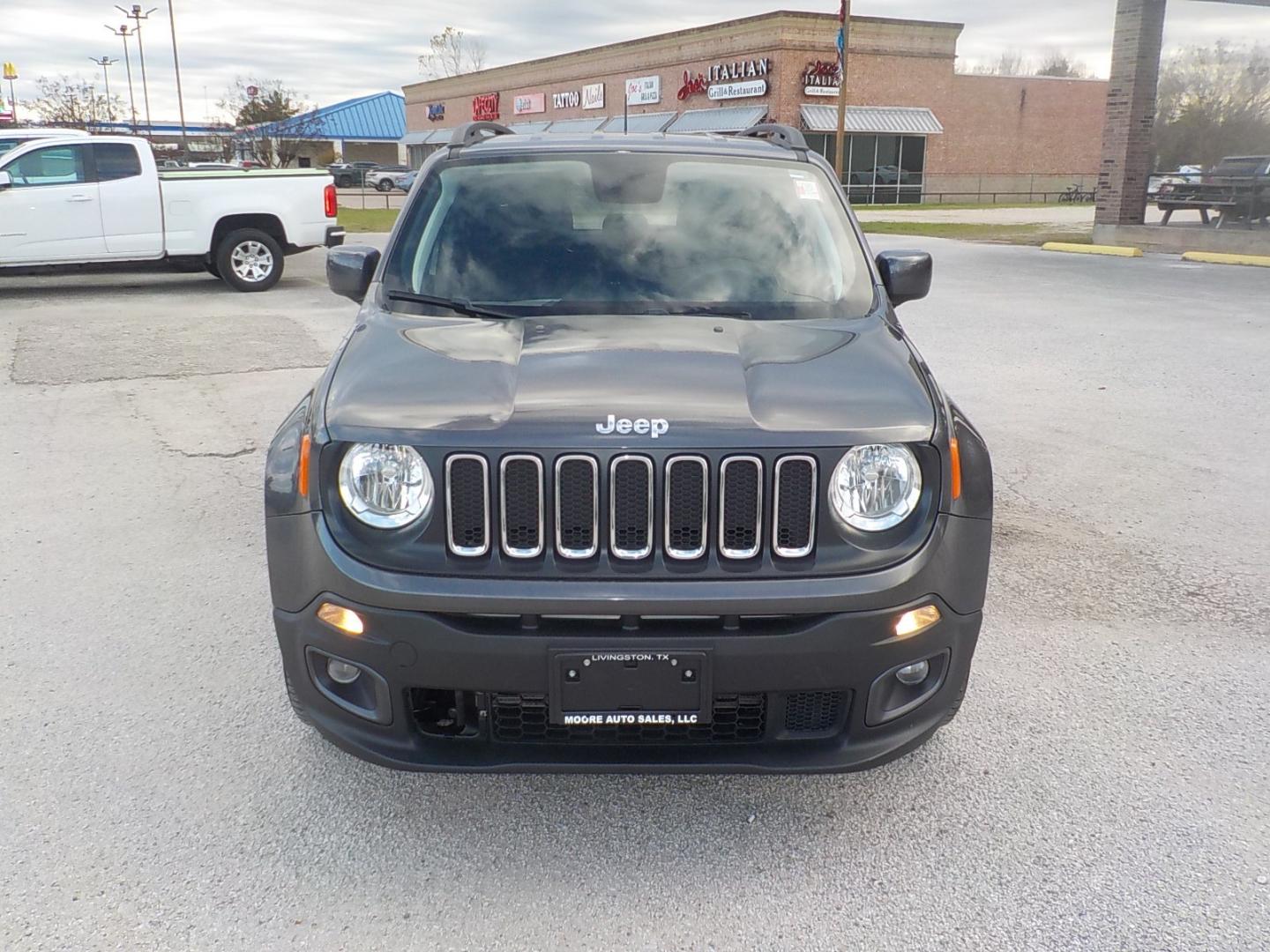 2018 Gray Jeep Renegade Latitude FWD (ZACCJABB8JP) with an 2.4L L4 DOHC 16V engine, 6M transmission, located at 1617 W Church Street, Livingston, TX, 77351, (936) 327-3600, 30.710995, -94.951157 - I love this body on these Renegade's - Photo#2